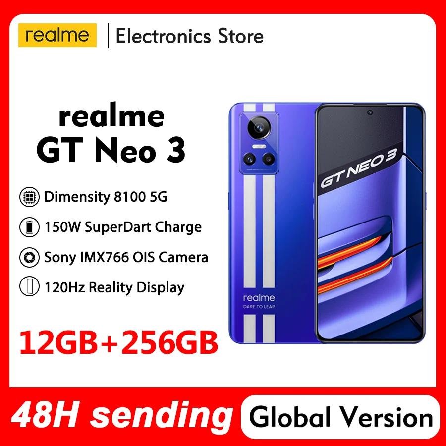 Realme gt neo 3 5G Ʈ 12GB 256GB, ġ 8100, 6.72 ġ, 120Hz OLED ÷,  IMX766 OIS ī޶, 150W  Ʈ 